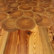 Log Rounds and Wood Tiles for Antique Wood Floors 3