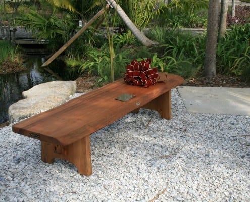 Naples Botanical Gardens – Handmade Bench Dedication 9