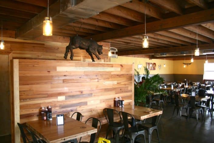River-Recovered® Heart Pine Adds Southern Charm to Popular BBQ Restaurant 2