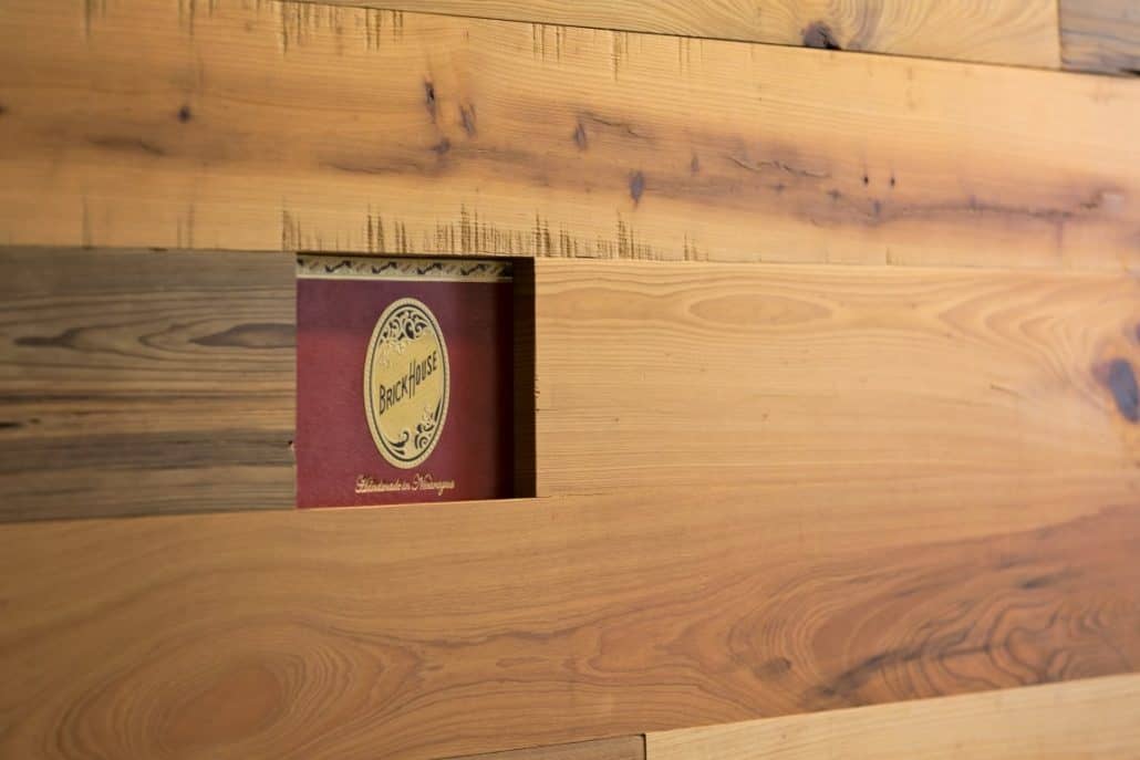 Feature Walls with Embedded Cigar Boxes