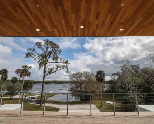 New Sandra Stetson Aquatic Center Features Contemporary Use of Antique Heart Cypress