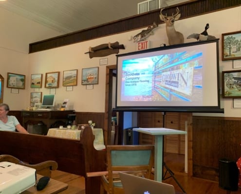 Jeffrey Forbes Presents to Hawthorne Area Historical Society