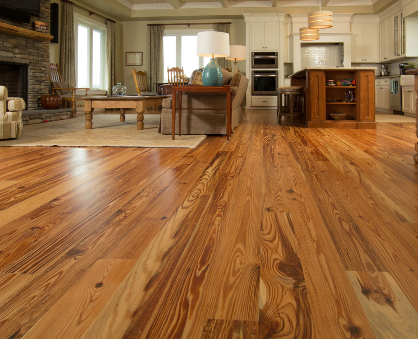 Goodwin Company Natural Color Changes of Hardwood Flooring Renaissance Old Florida Heart Pine