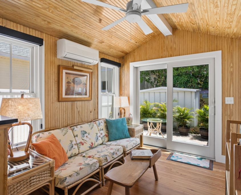 Pass-A-Grille Beach Cottage Reading Room River-Recovered Heart Pine Vertical, Select, and Character Floor