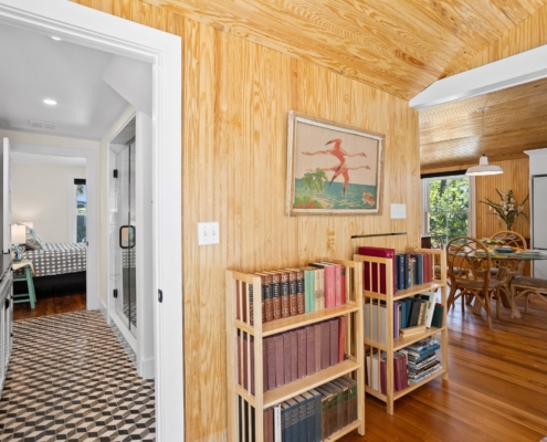 Pass-A-Grille Beach Cottage Reading Room River-Recovered Heart Pine Vertical, Select, and Character Floor
